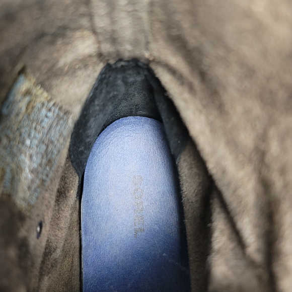 SOREL Joan of Arctic Leather Helen Wedge Lace-Up Sz US7.5 - Picture 9 of 13